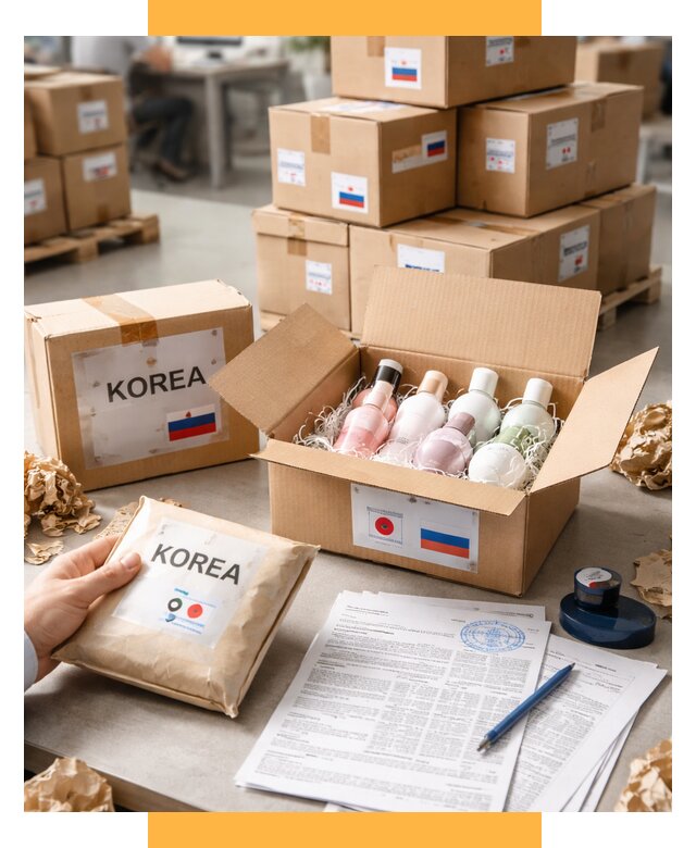 Доставка косметики из Кореи от 8828 р. под ключ | СетСервис-Кшт