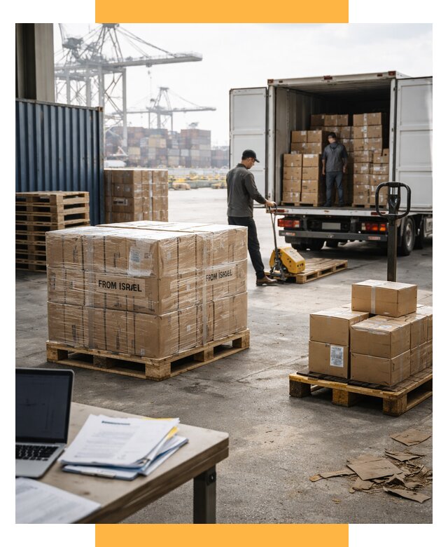 Доставка грузов из Израиля от 15579 р., логистика от СетСервис-Кшт