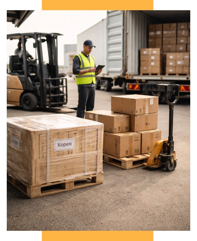 Доставка грузов в Корею из России от 36351 р. | СетСервис-Кшт