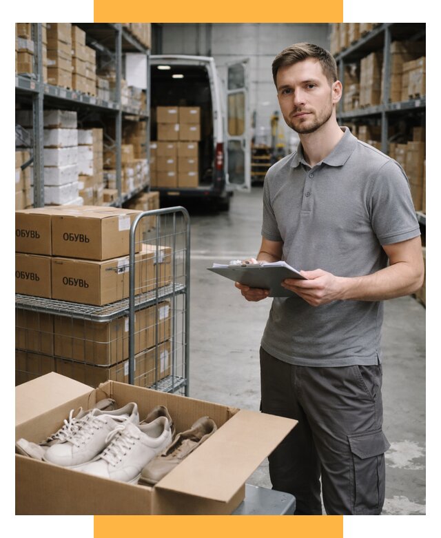 Доставка обуви из Китая и Турции от 4674 р. СетСервис-Кшт