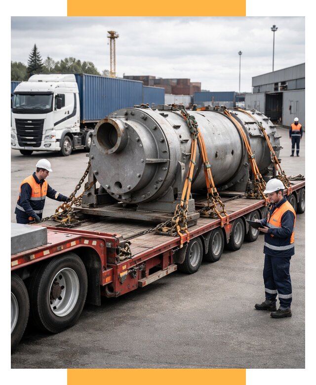 Перевозка тяжеловесных грузов под ключ от 155790 р. | СетСервис-Кшт