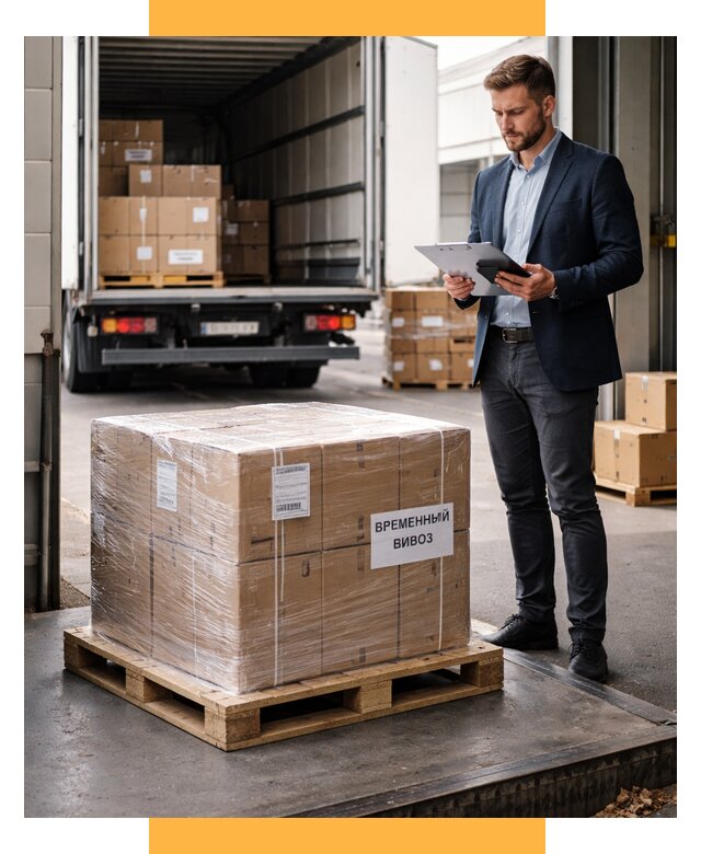 Временный вывоз товаров под ключ от 8309 р. | СетСервис-Кшт