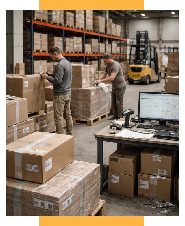 Склад консолидации в Европе от 6751 р., услуги СетСервис-Кшт